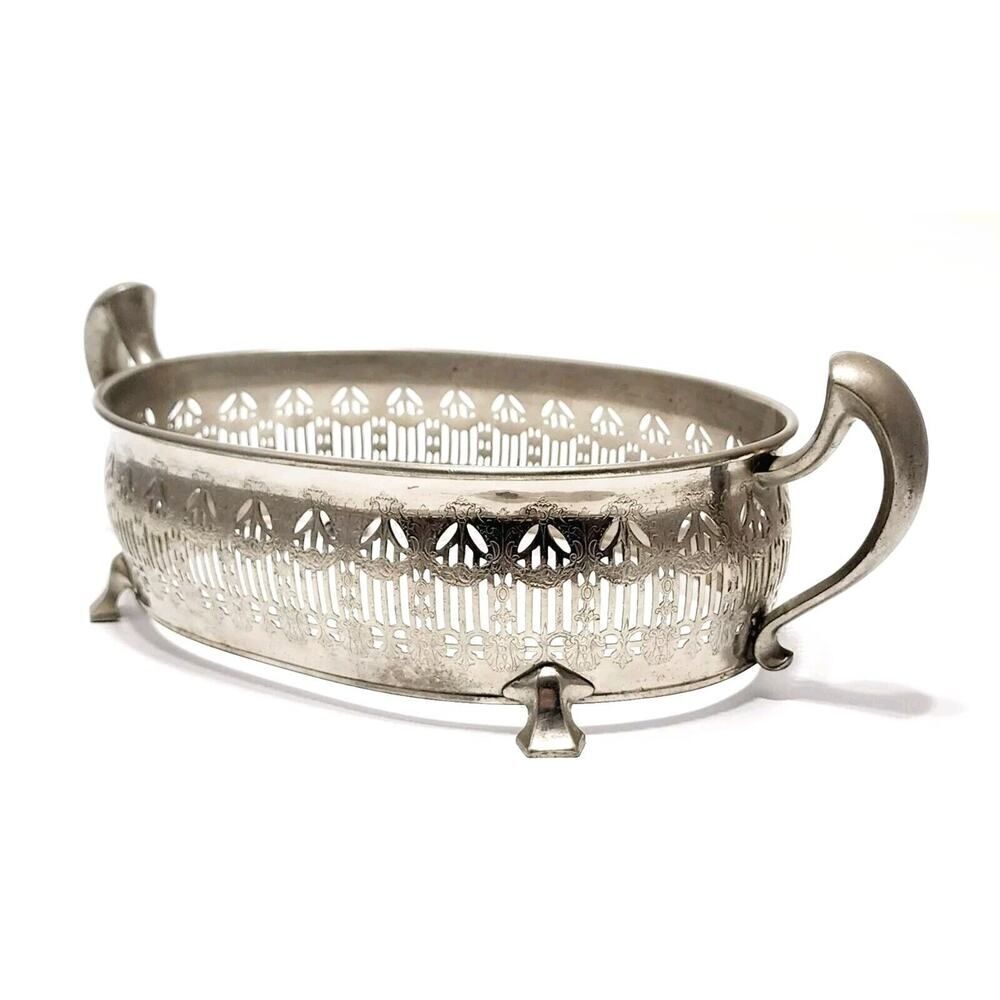 Vintage Silverplate Casserole Stand Royal Rochester Holiday Food Holder